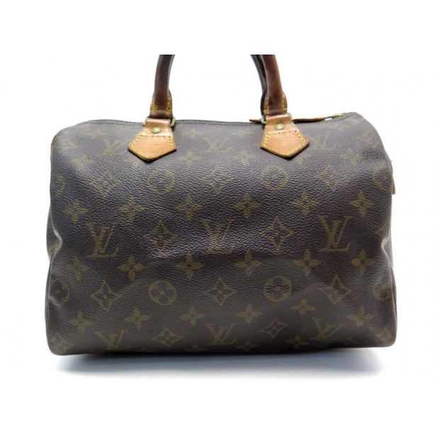 SAC A MAIN LOUIS VUITTON SPEEDY 25 M41109 EN TOILE MONOGRAM CANVAS HANDBAG 895€