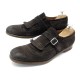 CHAUSSURES CHURCH'S SHANGHAI 9 43 MOCASSINS A BOUCLE EN DAIM MARRON SHOES 850€