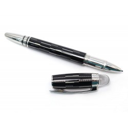 STYLO BILLE MONTBLANC STARWALKER BLACK MYSTERY 104226 LAQUE NOIR ROLLERBALL 515€