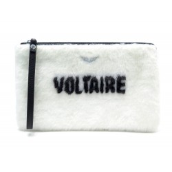 NEUF POCHETTE ZADIG & VOLTAIRE UMA FLUFFY VOLTAIRE WJAP4026F EFFET FOURRURE 185€