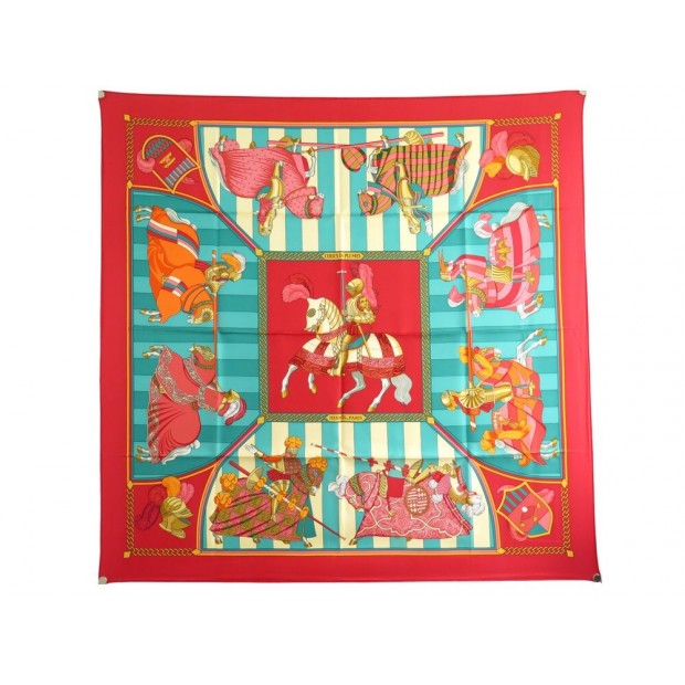 FOULARD HERMES CHOCS EN PLUMES DE VAUZELLES CARRE 90 EN SOIE SILK SCARF 385€