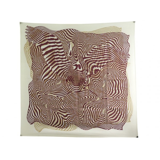 FOULARD HERMES ONDES DE CHIC DIMITRI RYBALTCHENKO CARRE 90 SOIE SILK SCARF 385€