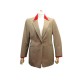 NEUF VESTE HERMES H92011 M 40 EN LAINE MARRON COL VELOURS NEW WOOL JACKET 1700€