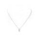 NEUF COLLIER VAN CLEEF & ARPELS PENDENTIF PERLEE OR BLANC & DIAMANTS NECKLACE