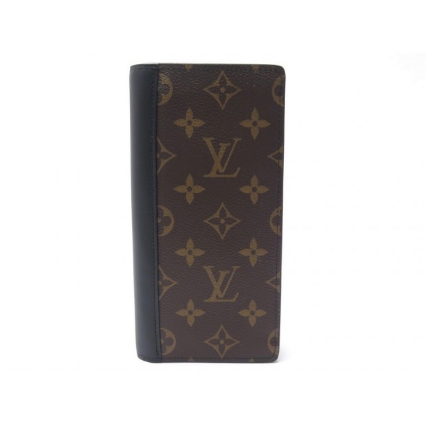 NEUF PORTEFEUILLE LOUIS VUITTON BRAZZA EN TOILE MONOGRAM ET CUIR NEW WALLET 565€