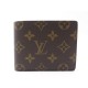 NEUF PORTEFEUILLE LOUIS VUITTON MULTIPLE M6089 EN TOILE MONOGRAM NEW WALLET 345€