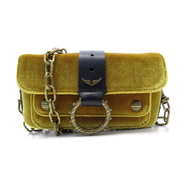 NEUF SAC A MAIN ZADIG & VOLTAIRE KATE WJAC4011F BANDOULIERE WALLET ON CHAIN 320€