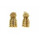 BOUCLES D'OREILLES CHANEL GOUTTES EN OR JAUNE 18K 36.7GR TASSLE DROP EARRINGS