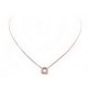 COLLIER FRED MINI SUCCESS GRI GRI EN OR ROSE 18K 16 DIAMANTS GOLD NECKLACE 960€