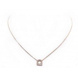 COLLIER FRED MINI SUCCESS GRI GRI EN OR ROSE 18K 16 DIAMANTS GOLD NECKLACE 960€