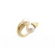 BAGUE CARTIER TOI ET MOI TAILLE 55 PERLES & OR JAUNE 18K YELLOW GOLD PEARLS RING