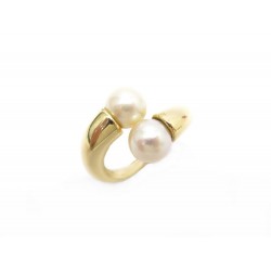BAGUE CARTIER TOI ET MOI TAILLE 55 PERLES & OR JAUNE 18K YELLOW GOLD PEARLS RING