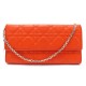 SAC A MAIN CHRISTIAN DIOR POCHETTE LADY WOC CUIR CANNAGE CORAIL HAND BAG 1500€