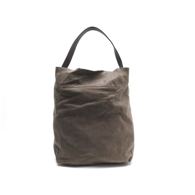 SAC A MAIN LINDE GALLERY MILOU M PORTE EPAULE EN CUIR TAUPE LEATHER HANDBAG 395€