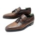 CHAUSSURES BERLUTI 7 41 MOCASSINS A PAMPILLES CUIR SCRITTO + EMBAUCHOIRS 1405€