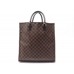 SAC A MAIN LOUIS VUITTON CABAS PLAT EN TOILE DAMIER EBENE CANVAS HAND BAG 1010€