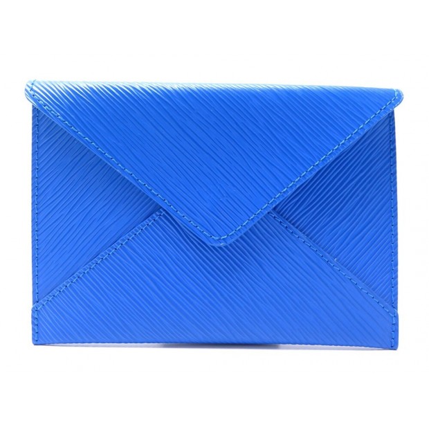 Louis Vuitton Black Epi Leather Invitation Envelope Clutch