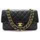 SAC A MAIN CHANEL TIMELESS CLASSIQUE MEDIUM CUIR MATELASSE NOIR HAND BAG 6050€