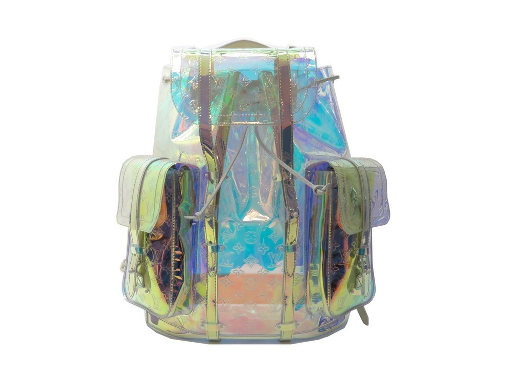 Louis Vuitton Transparent Monogram Prism Christopher GM Backpack Louis  Vuitton