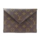 NEUF POCHETTE LOUIS VUITTON ENVELOPPE INVITATION DEFILE PM TOILE MONOGRAM POUCH