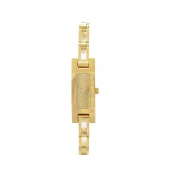 MONTRE GUCCI 3900L MONOGRAMME PLAQUE OR 33 MM QUARTZ GOLD WATCH 899€