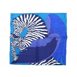 NEUF FOULARD HERMES PEGASUS ALICE SHIRLEY GAVROCHE EN SOIE BOITE SILK SCARF 180€