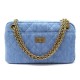 NEUF SAC A MAIN CHANEL A65169 CAMERA 2.55 EN TOILE DENIM BLEU NEW HAND BAG 2800€