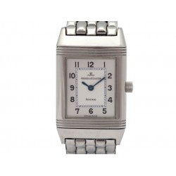 MONTRE JAEGER LECOULTRE REVERSO 260.8.08 QUARTZ ACIER 20 MM + BOITE WATCH 5100€