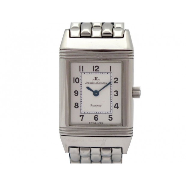 MONTRE JAEGER LECOULTRE REVERSO 260.8.08 QUARTZ ACIER 20 MM + BOITE WATCH 5100€