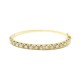 BRACELET JONC EN OR JAUNE 18K 23GR SERTI 17 DIAMANTS 3MM 1.7 CT GOLD & DIAMONDS