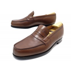 NEUF CHAUSSURES JM WESTON MOCASSINS 180 9D 43 EN CUIR + EMBAUCHOIRS SHOES 715€