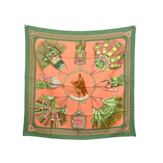 FOULARD HERMES CUIRS DU DESERT DE LA PERRIERE CARRE 90 EN SOIE SILK SCARF 385€