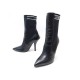 NEUF CHAUSSURES FENDI BOTTINES SOCK 8T6645 38 IT 39 FR TOILE & CUIR BOOTS 890€