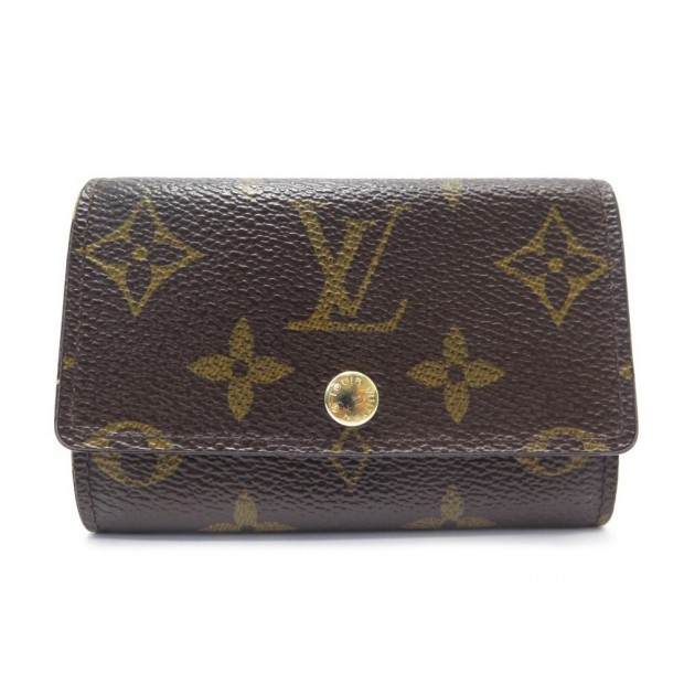 Louis Vuitton Monogram Canvas Key Pouch, Key Ring, handbag coin