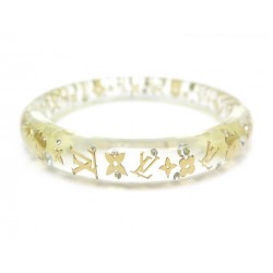 NEUF BRACELET LOUIS VUITTON INCLUSION PM MONOGRAM 18 CM TRANSPARENT + BOITE 390€