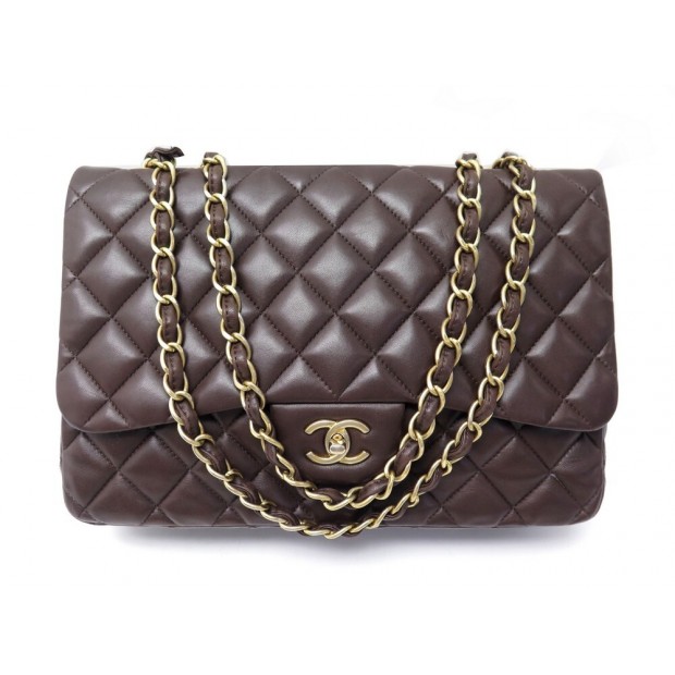 SAC A MAIN CHANEL GRAND CLASSIQUE TIMELESS JUMBO CUIR MATELASSE HAND BAG 6600€