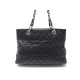 SAC A MAIN CHANEL CABAS GST GRAND SHOPPING EN CUIR CAVIAR NOIR HAND BAG GM 3900€