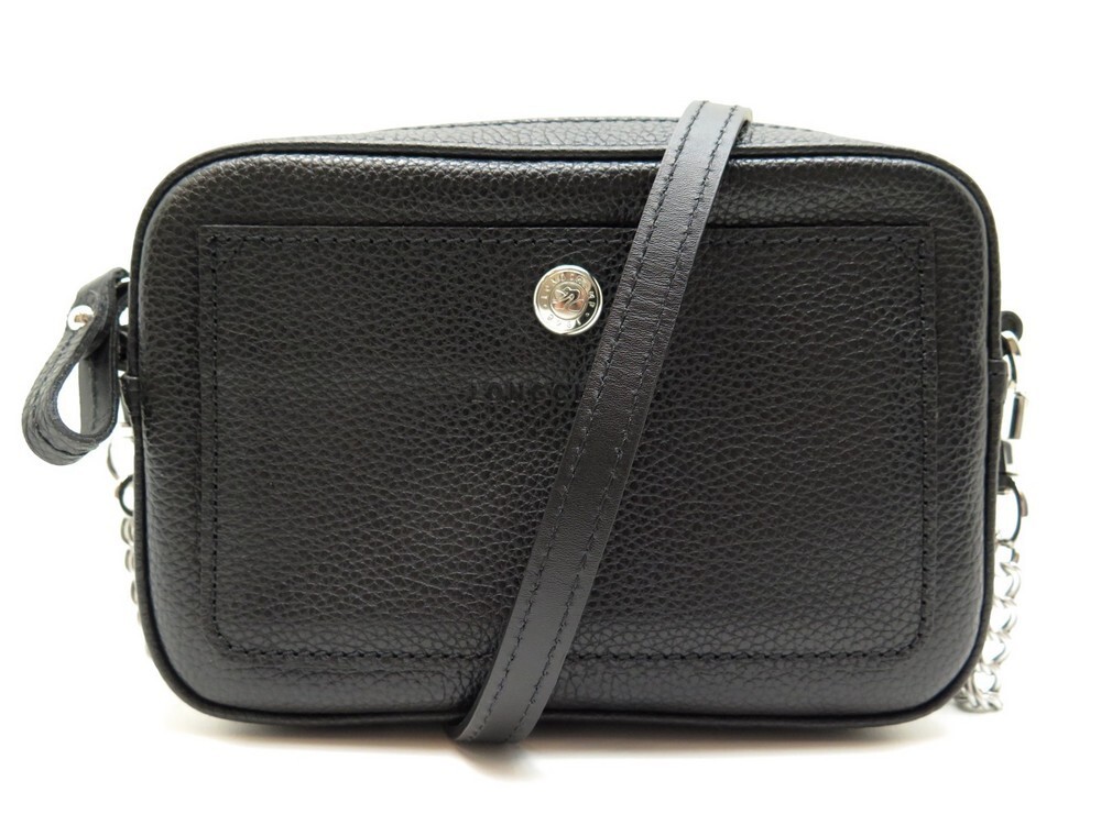 Le Foulonné Sac porté travers zippé S Noir