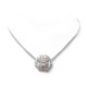 NEUF COLLIER CHANEL A60215 FLEUR CAMELIA & LOGO CC STRASS 2012 NECKLACE 970€