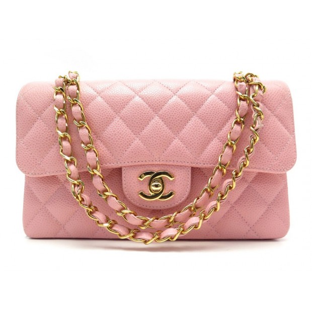 NEUF SAC A MAIN CHANEL PETIT CLASSIQUE TIMELESS CUIR CAVIAR MATELASSE BAG 5500€