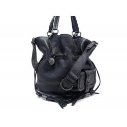 SAC A MAIN LANCEL PREMIER FLIRT MM A10110 BANDOULIERE EN CUIR NOIR HAND BAG 695€