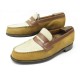 CHAUSSURES JM WESTON 180 5E 39 L 39.5 MOCASSINS EN CUIR BEIGE & DAIM CAMEL 765€