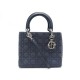 NEUF SAC A MAIN CHRISTIAN DIOR LADY TOILE DENIM CANNAGE BANDOULIERE BAG 3600€