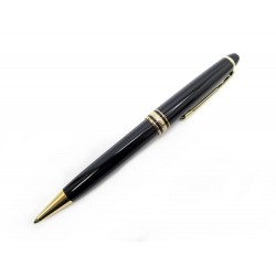 STYLO BILLE MONTBLANC MEISTERSTUCK CLASSIQUE DORE 10883 EN RESINE NOIR PEN 365€