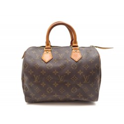 VINTAGE SAC A MAIN LOUIS VUITTON SPEEDY 25 TOILE MONOGRAM M41109 HAND BAG 1000€