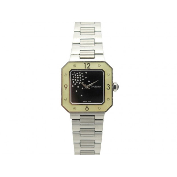 MONTRE MAUBOUSSIN AMOUR NUIT COQUINE NUIT CALINE 9112111 28 MM QUARTZ WATCH 850€