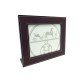 NEUF CADRE PHOTO HERMES PLEIADE GM EN CUIR TAURILLON & ACAJOU PHOTO FRAME 875€