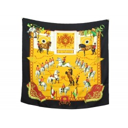 FOULARD HERMES REAL ESCUELA ANDALUZA DEL ARTE EQUESTRE CARRE 90 SOIE SCARF 385€