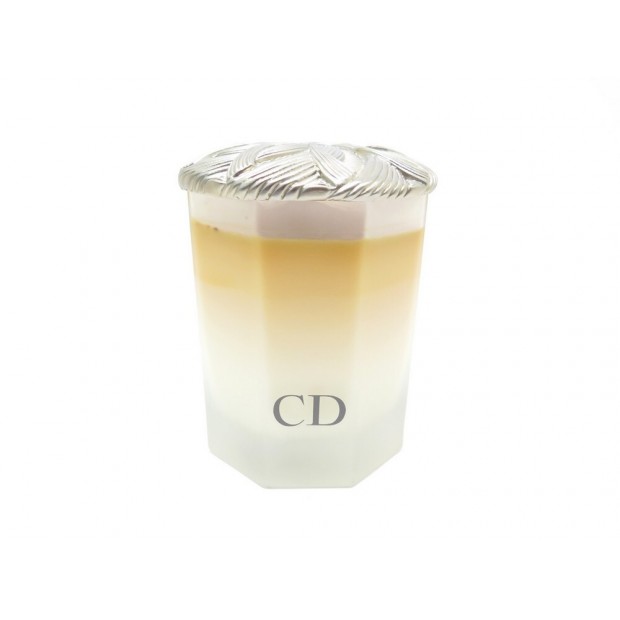 NEUF BOUGIE PARFUMEE CHRISTIAN DIOR + COUVERCLE FLEUR BOITE NEW CANDLE 290€