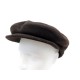 NEUF CASQUETTE MOTSCH POUR HERMES 58 EN CACHEMIRE MARRON NEW CASHMERE CAP 510€